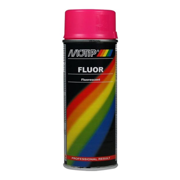 Picture of Motip Fluorescent Paint Pink 400ml Spray