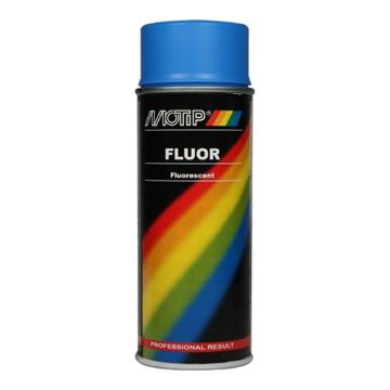 Picture of Motip Fluorescent Paint Blue 400ml Spray